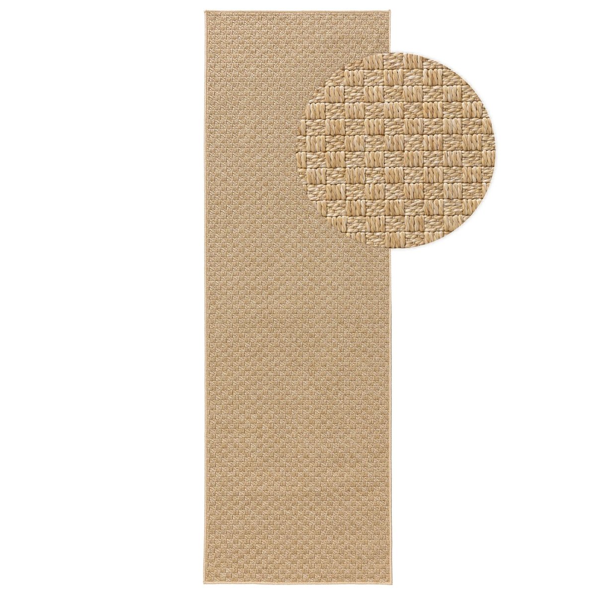 Tapis de couloir d'extérieur & intérieur TAISSA beige, BENUTA 