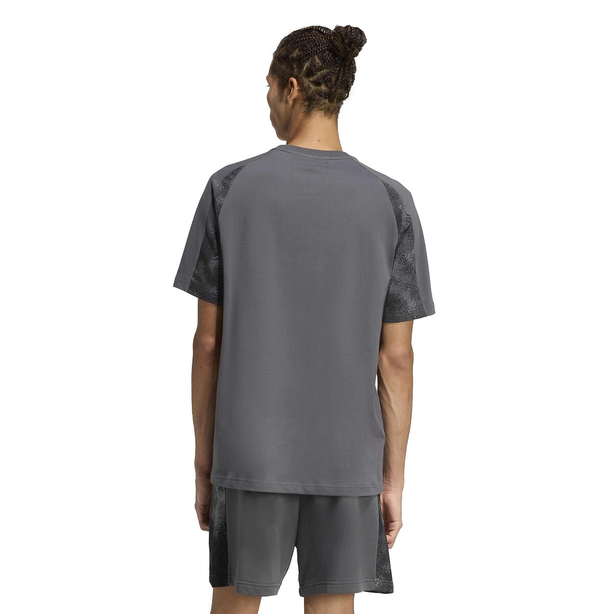 Camo Seasonals T-Shirt with Short Sleeves dark grey, ADIDAS SPORTSWEAR