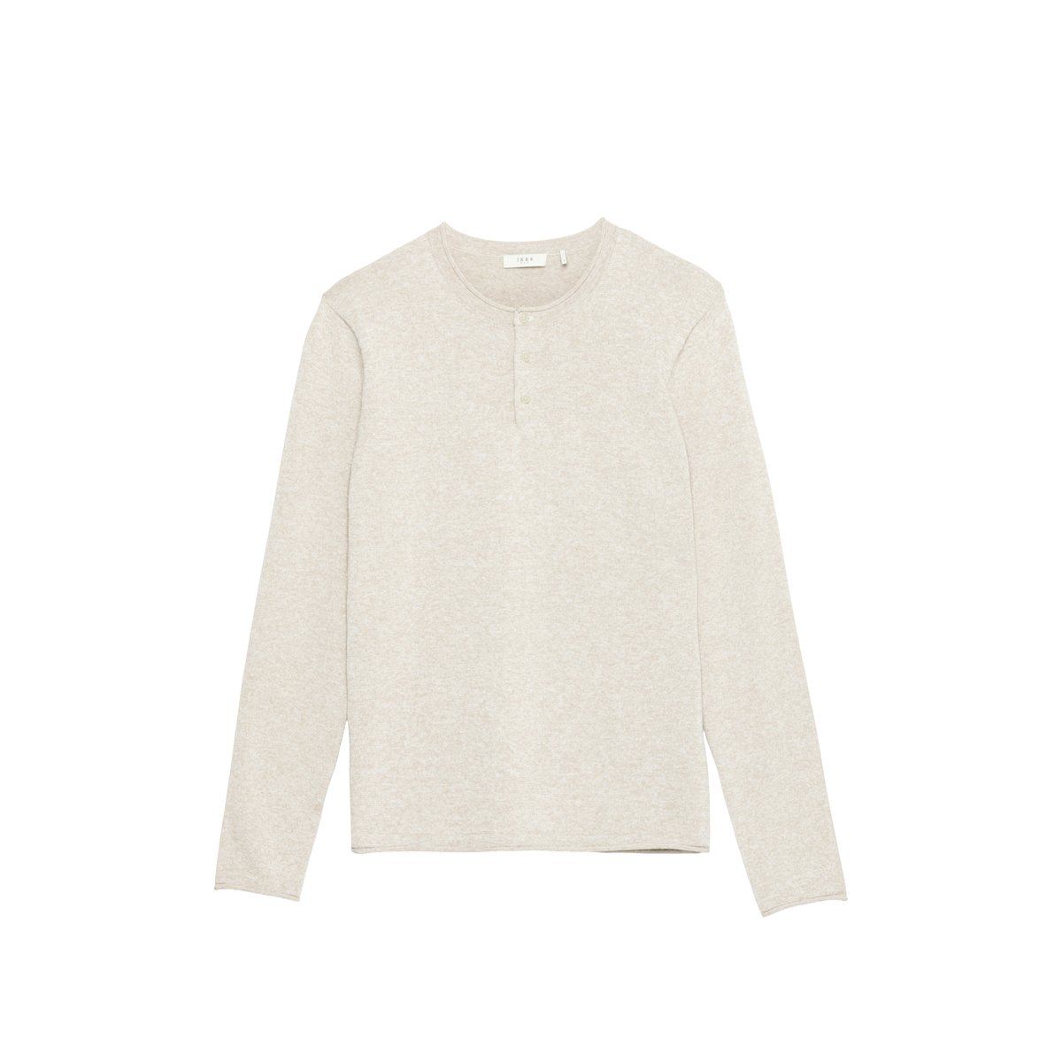 Pull tunisien tricot chiné beige, IKKS