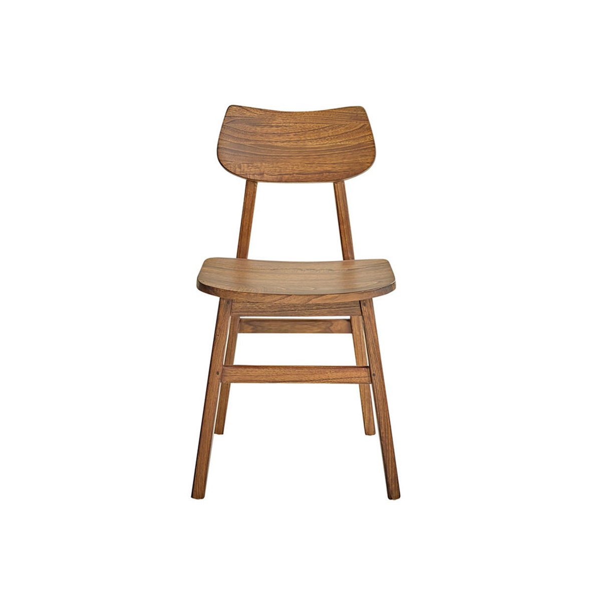 Chaise en mindi massif MILO marron, BERAH GETAH