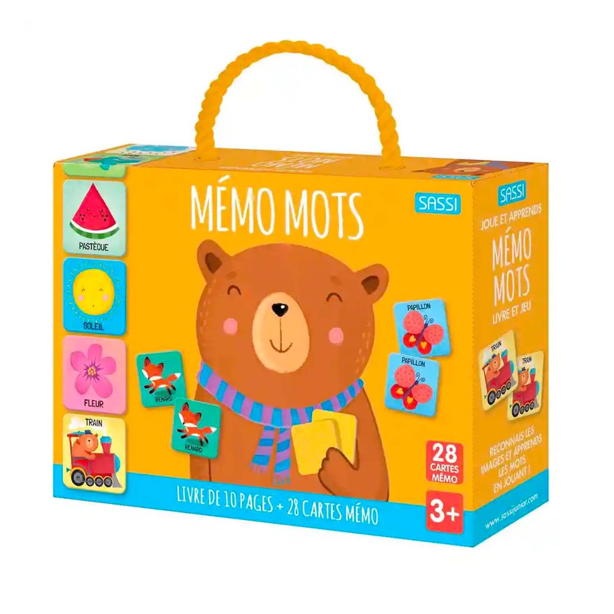 Joue et apprends, Mémo mots multicolore, SASSI