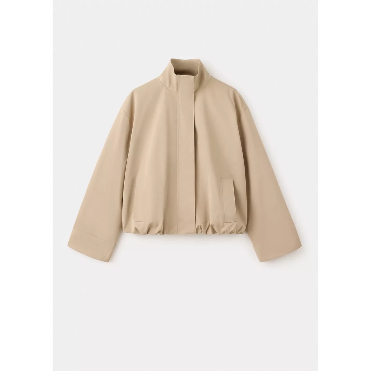Trench style bomber beige, MANGO TEEN