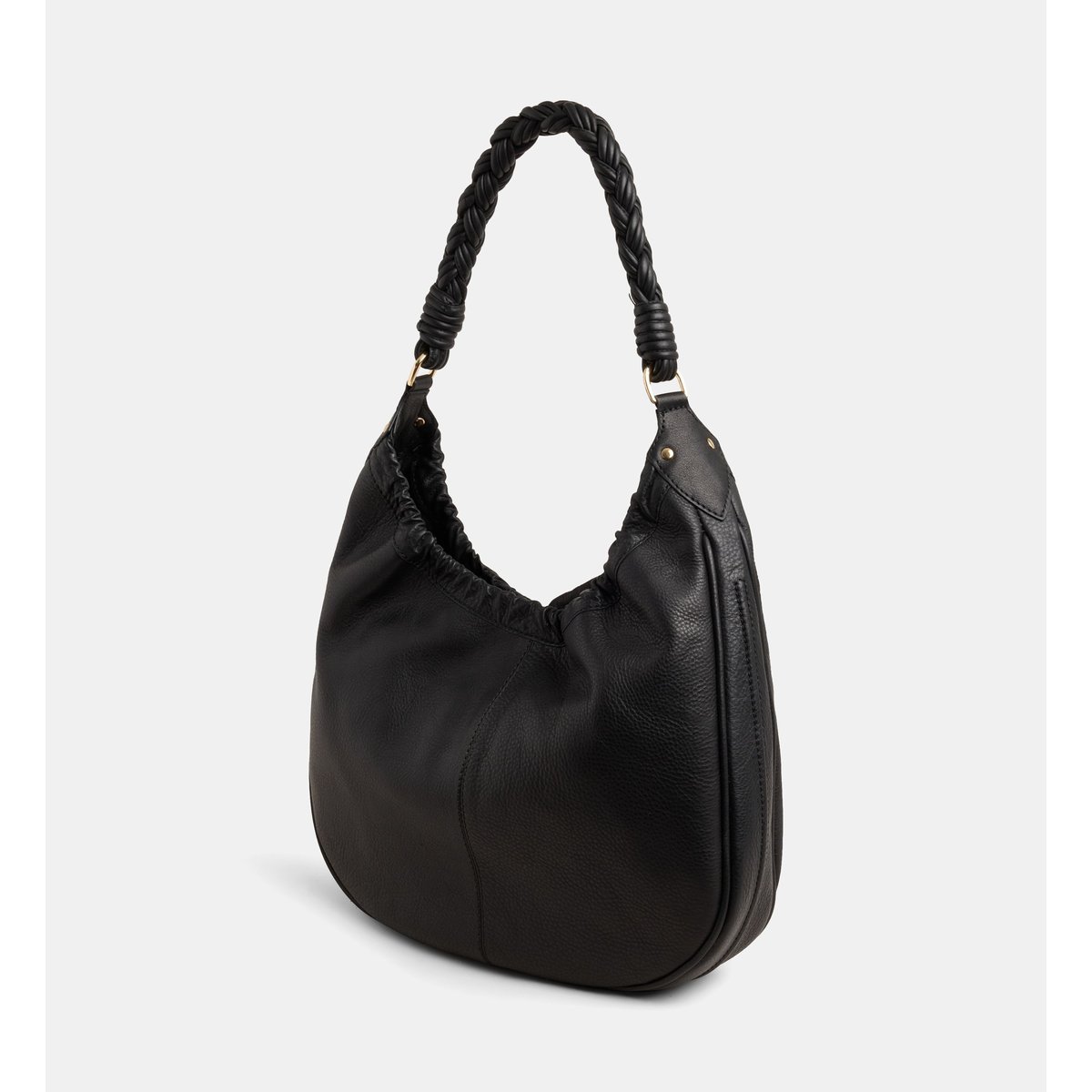 Sac à main inaya cuir noir, GALERIES LAFAYETTE