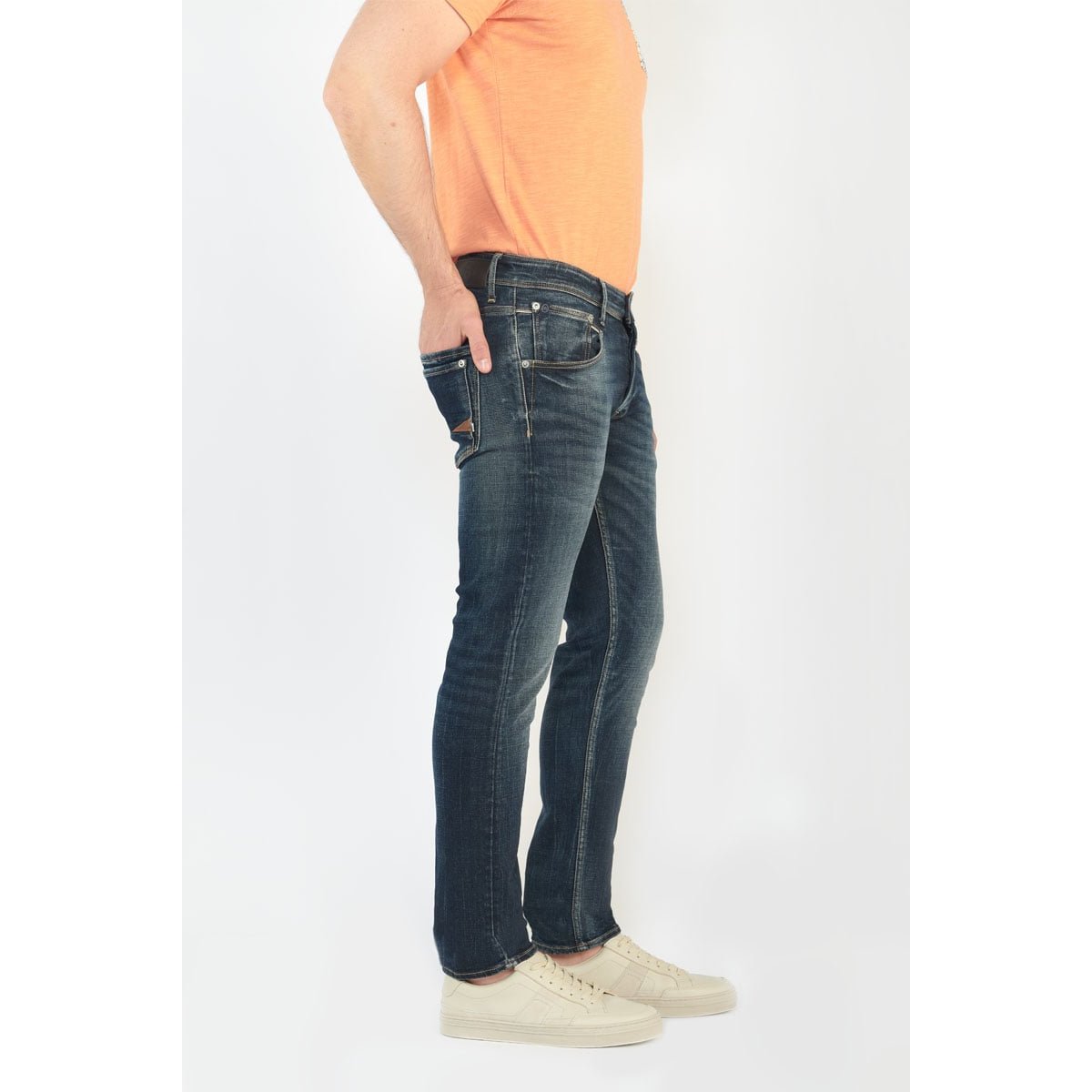 Jean slim 700/11 blue / black, LE TEMPS DES CERISES