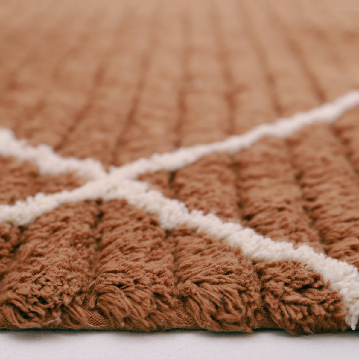 Tapis coton berbère LÄSSA caramel, NATTIOT