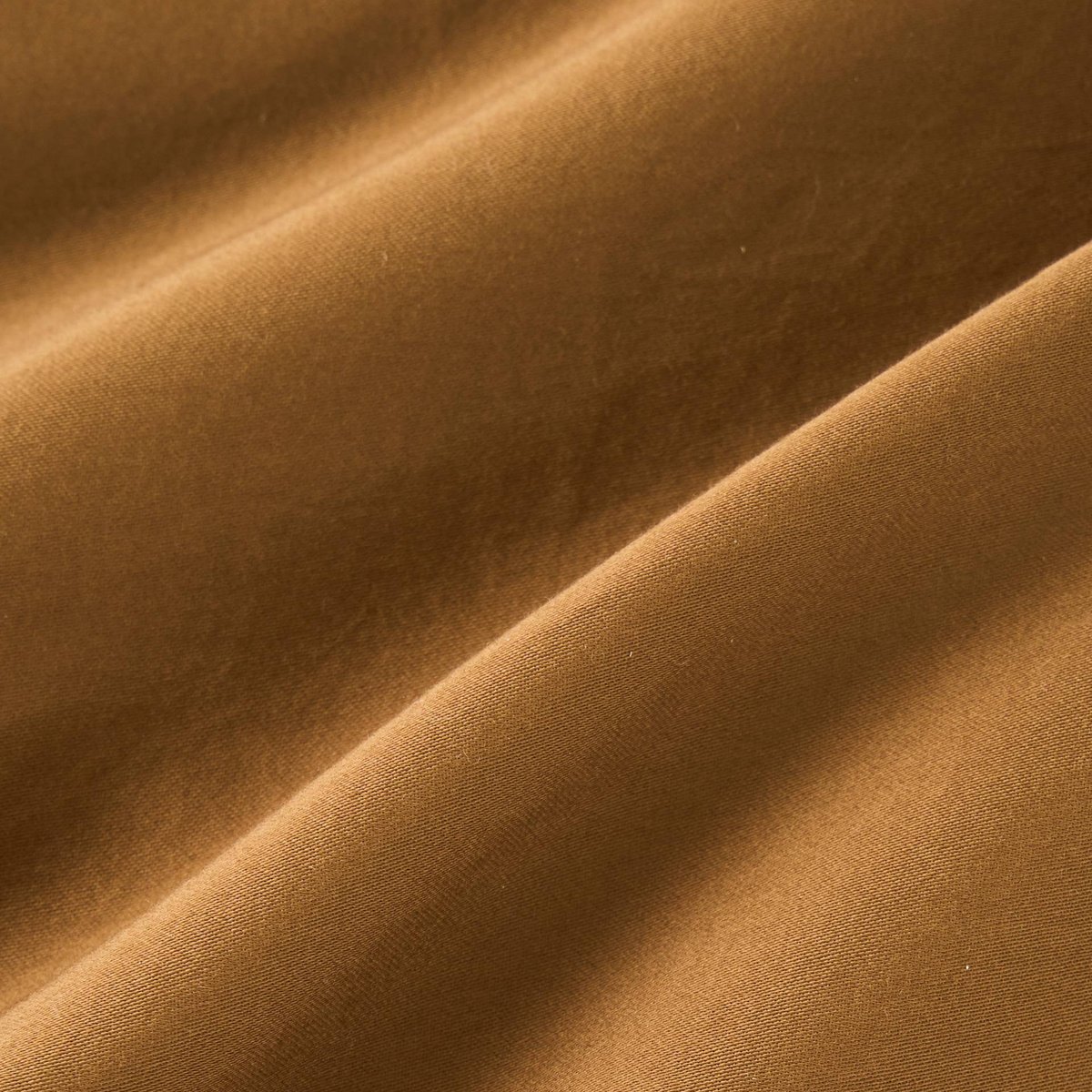 Housse de couette, satin de coton bio noisetier, MONOPRIX
