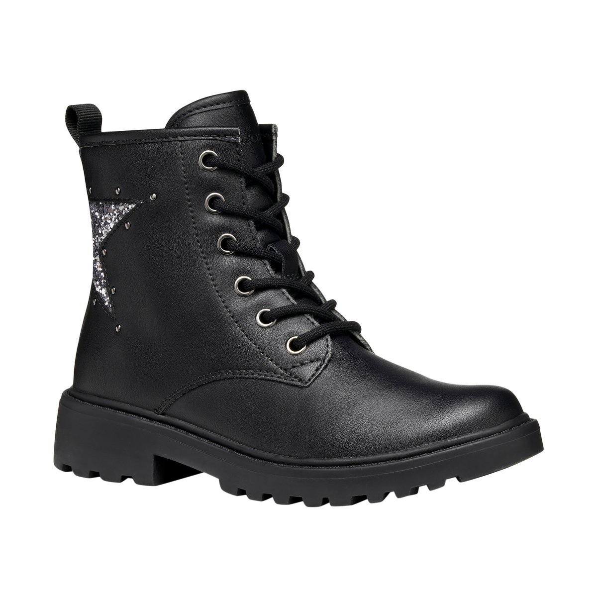 Bottines J CASEY noir/canon de fusil, GEOX