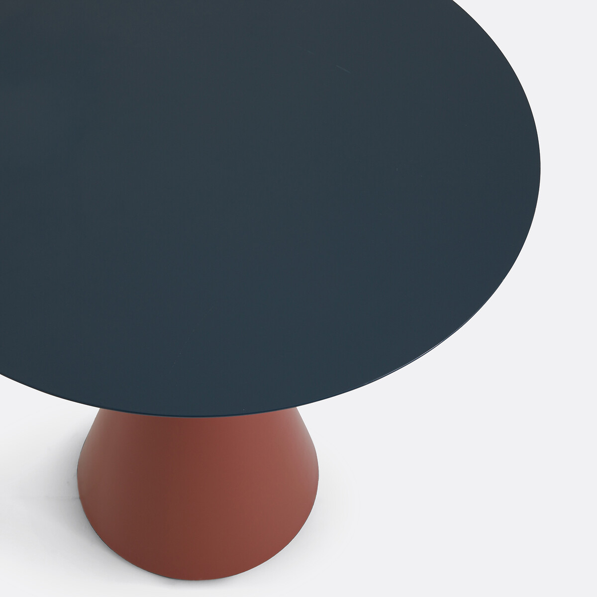 Klapi Metal Garden Table blue/terracotta, LA REDOUTE INTERIEURS