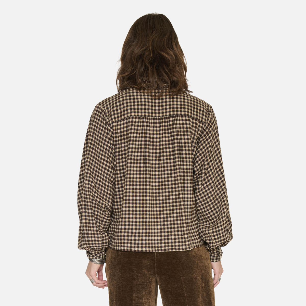 Blouse CAFIE checks, MKT STUDIO