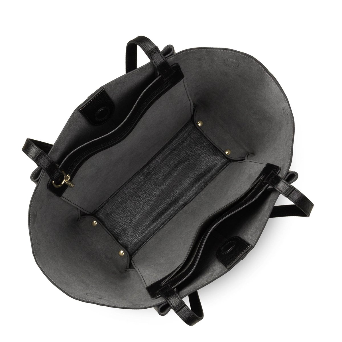 Sac tote en cuir de vachette, SIERRA HAUS noir, LANCASTER