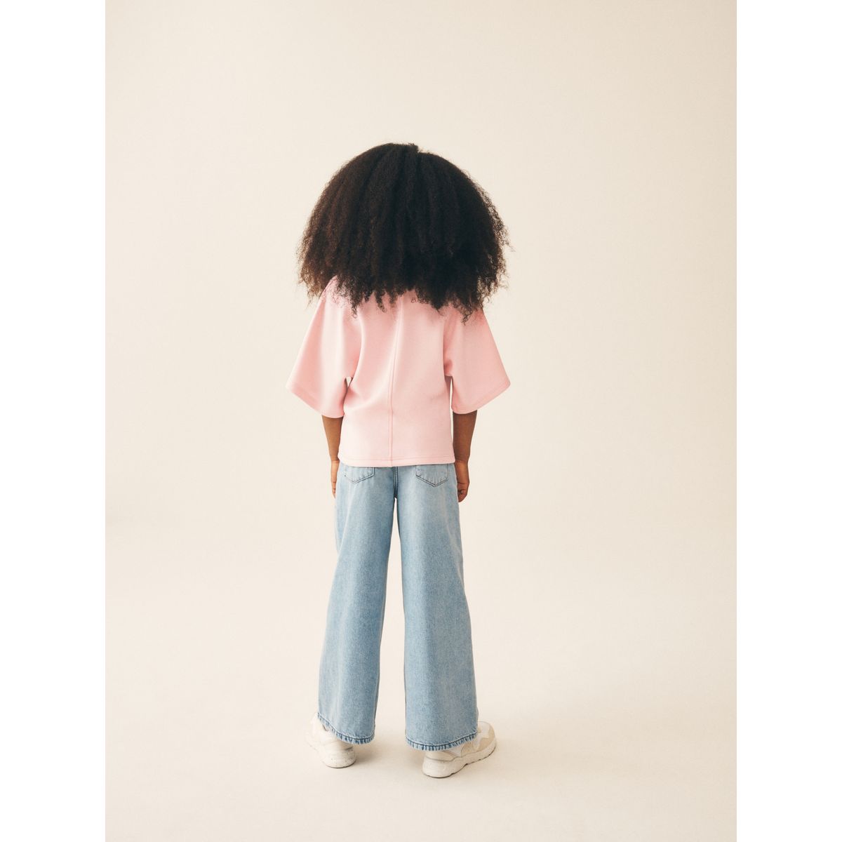 T-shirt ultra-doux à taille ajustée rose, NEXT
