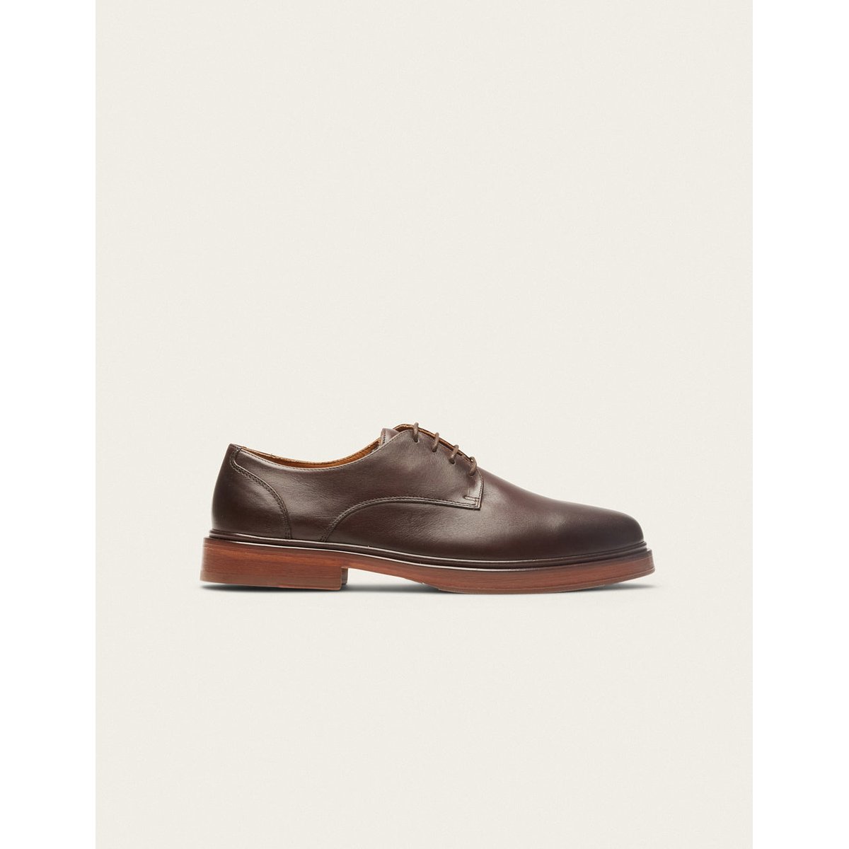 Derbies EDGAR cuir marron, ODAJE