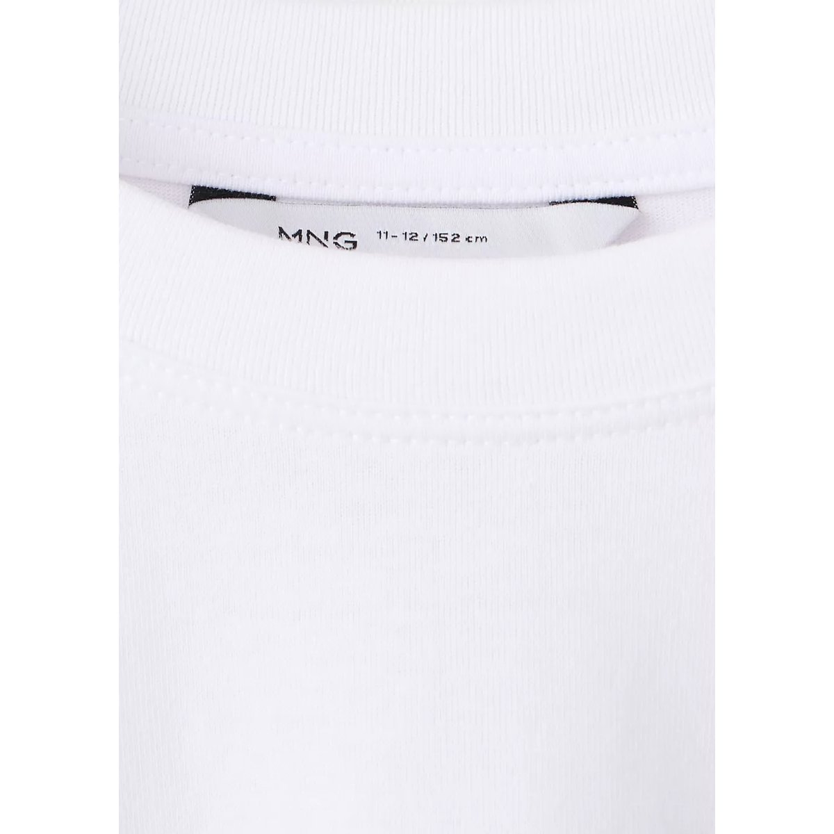 T-shirt en coton imprimé blanc, MANGO KIDS
