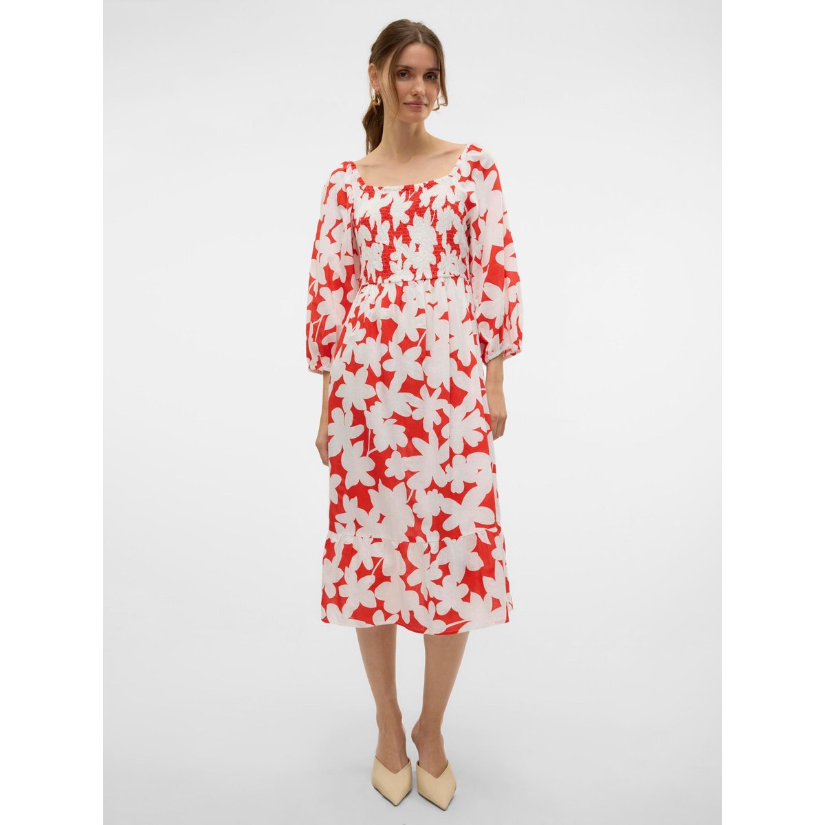 Robe fiery red, VERO MODA