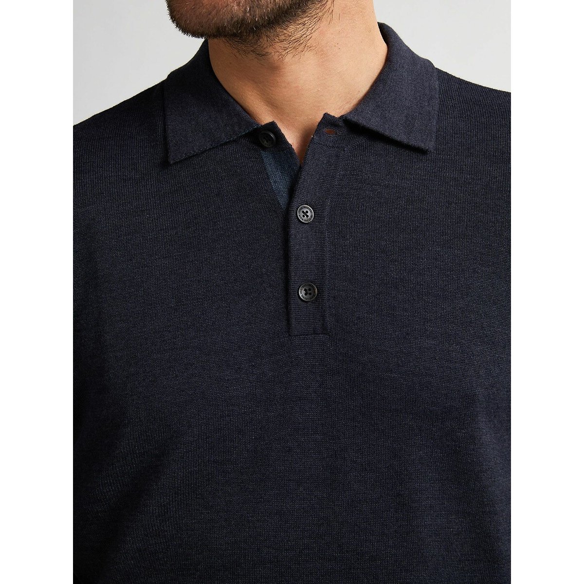 Polo Jumper navy blue, PETROL INDUSTRIES
