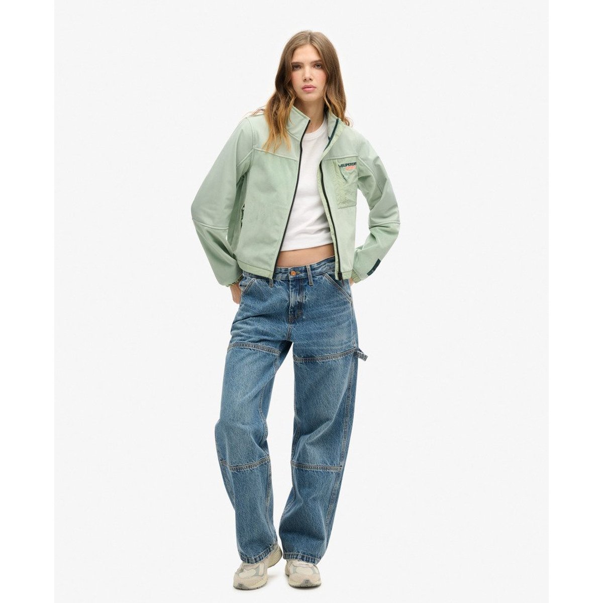 Veste Hybrid Trekker vert d'eau, SUPERDRY
