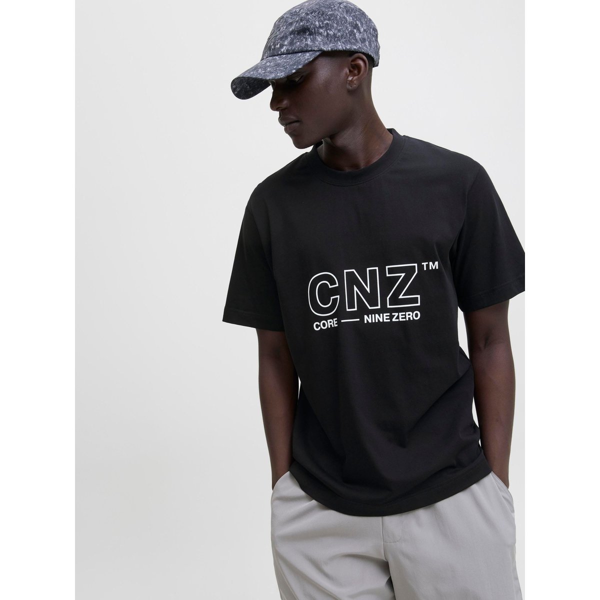 T-Shirt black 1, JACK & JONES