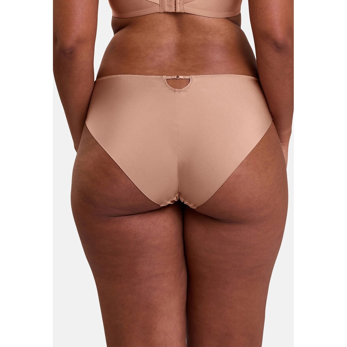 Slip Georgia broderie multicolore fond blush, SANS COMPLEXE