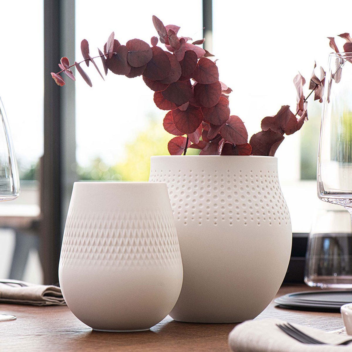 Vase Carré Grand MANUFACTURE blanc, VILLEROY & BOCH