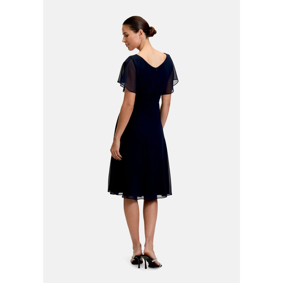 Robe de cocktail manches courtes night sky, VERA MONT