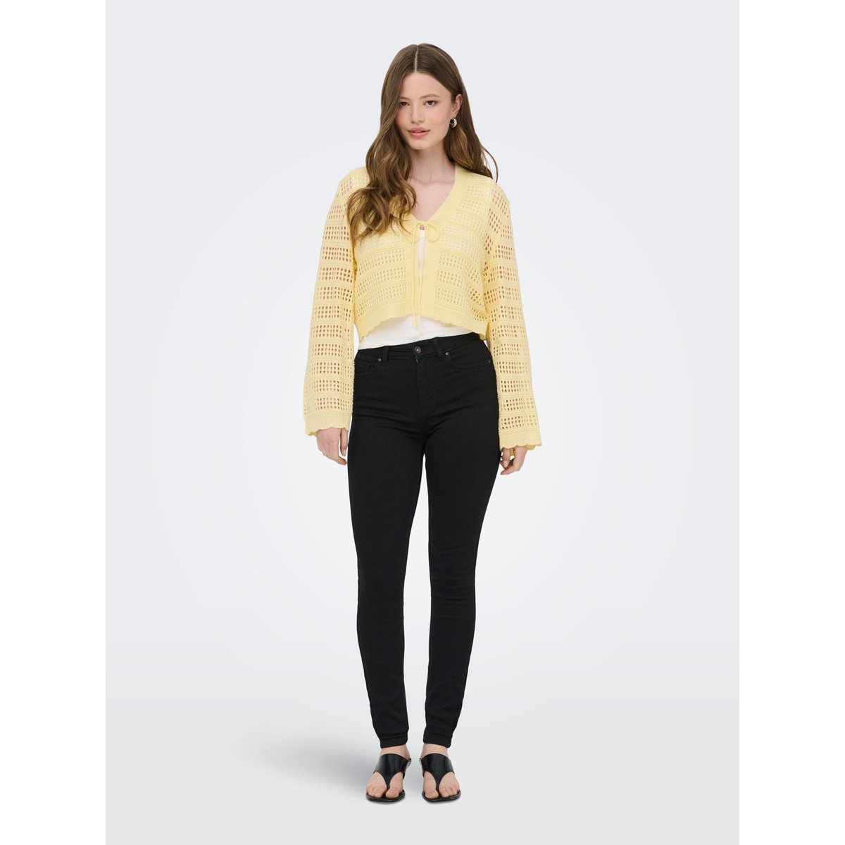 Cardigan double cream, ONLY