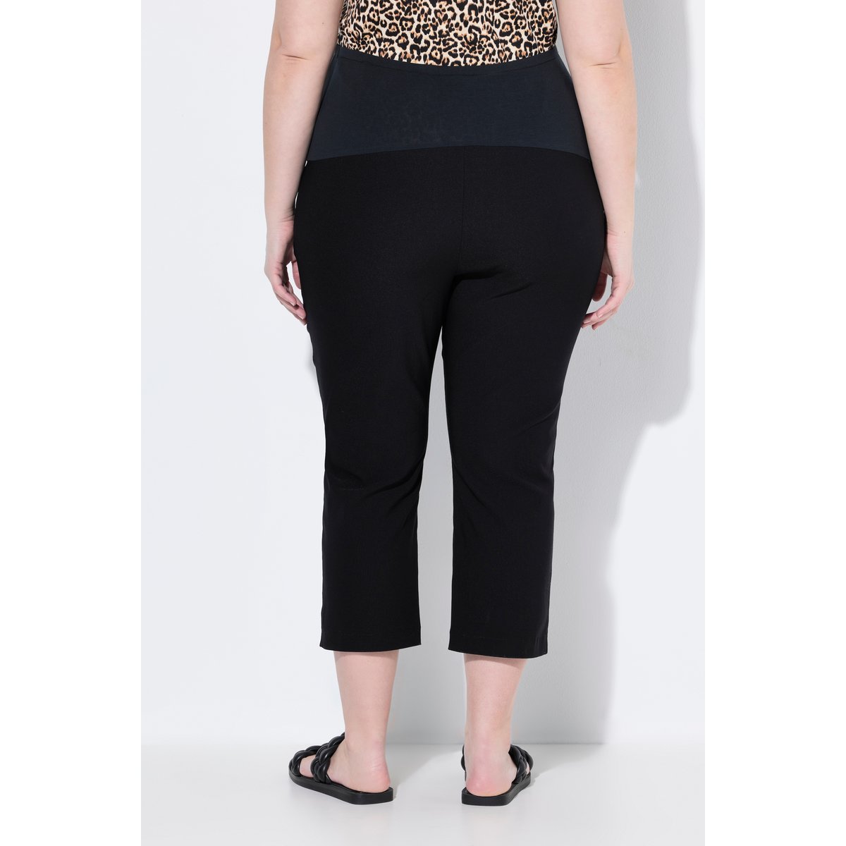 Pantalon de grossesse en bengaline noir, ULLA POPKEN
