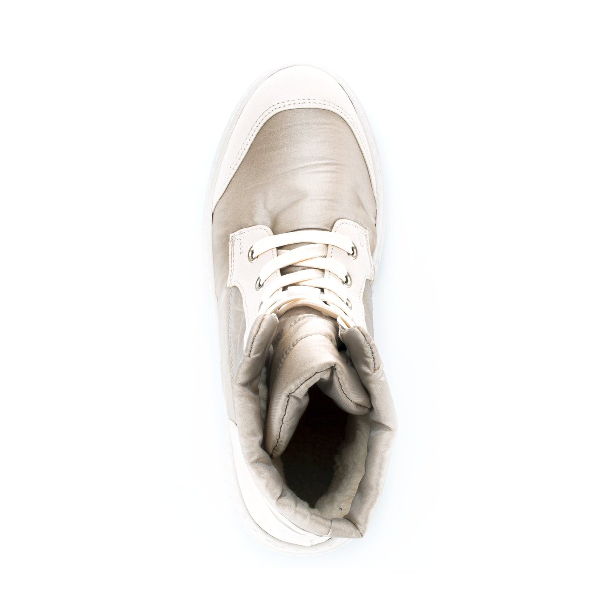 Baskets en cuir beige, GABOR