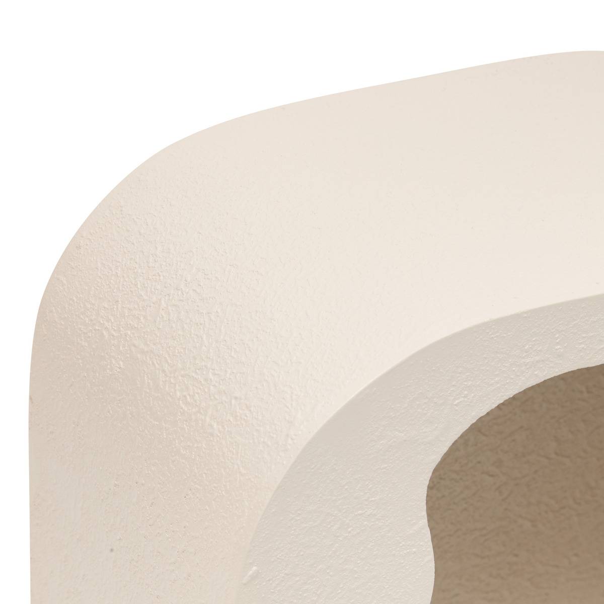 Étagère murale forme organique en bois EVY blanc, ATMOSPHERA