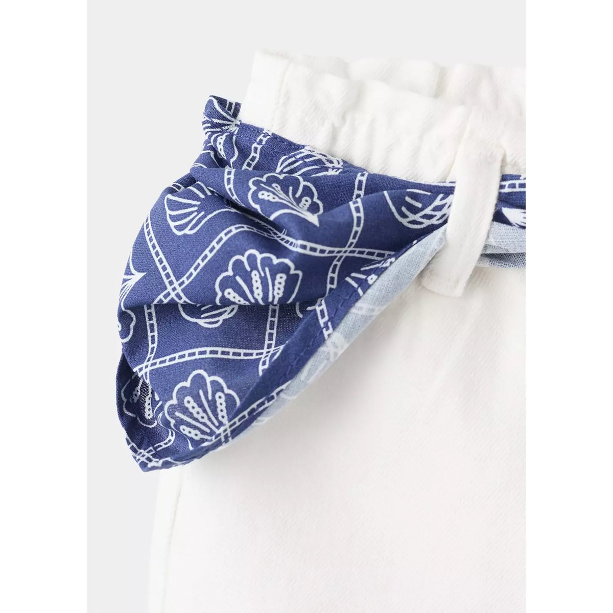 Short détail foulard multiposition blanc, MANGO KIDS