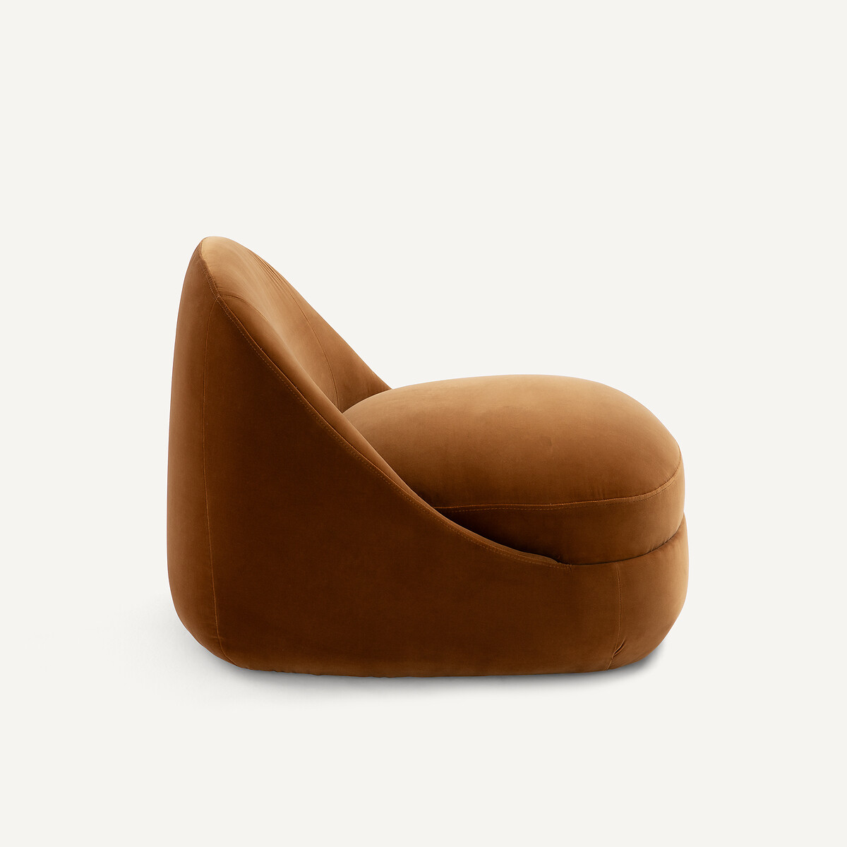 Sillón de terciopelo, AKENA caramelo, AM.PM