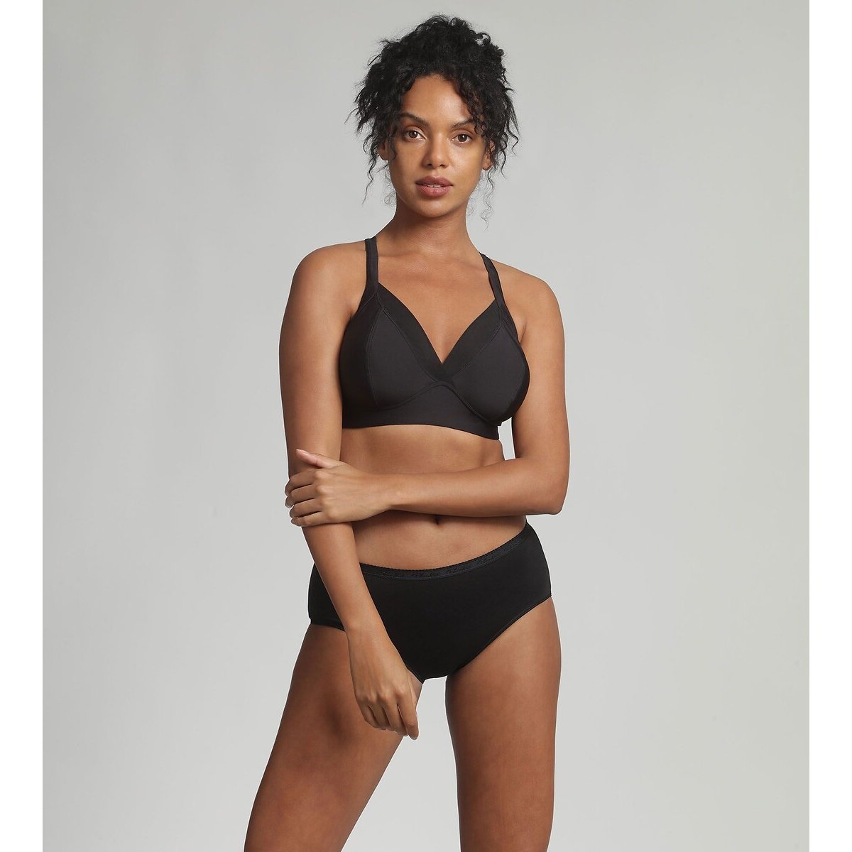 Soutien-gorge sans armatures Feel Good Support noir, PLAYTEX
