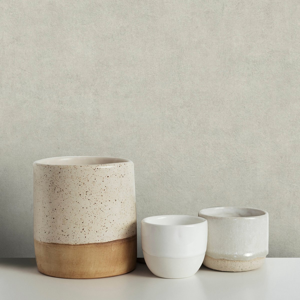 Papier peint béton ciré gris-beige, SUPERFRESCO EASY