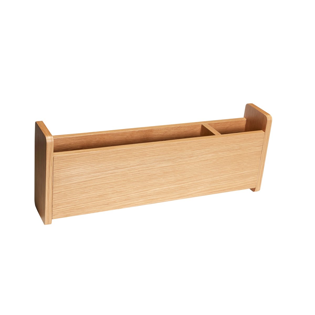 Organiseur en placage de chêne ATHAND naturel, HUBSCH