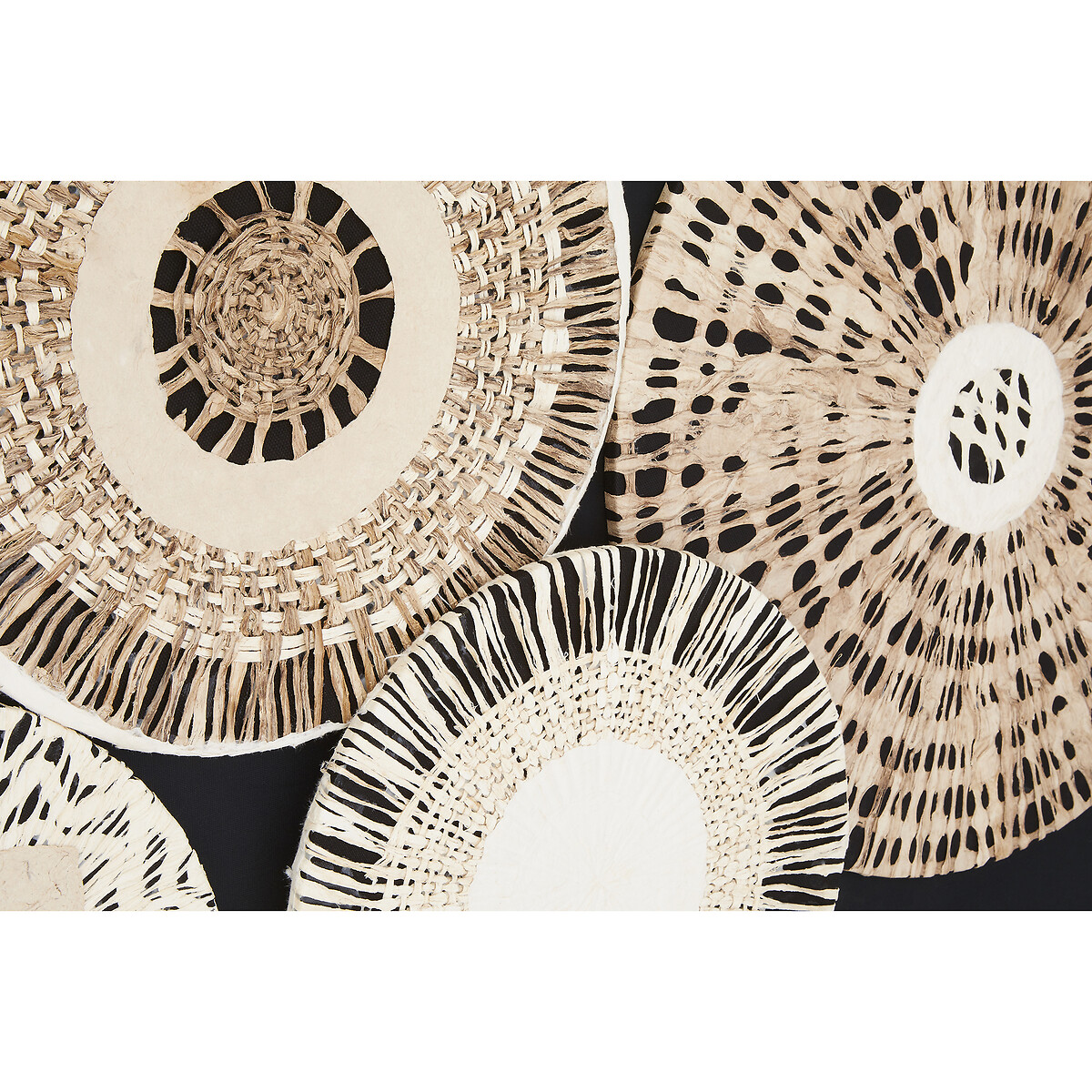 Natural Paper Design Unframed Wall Art black, FIFTY FIVE SOUTH