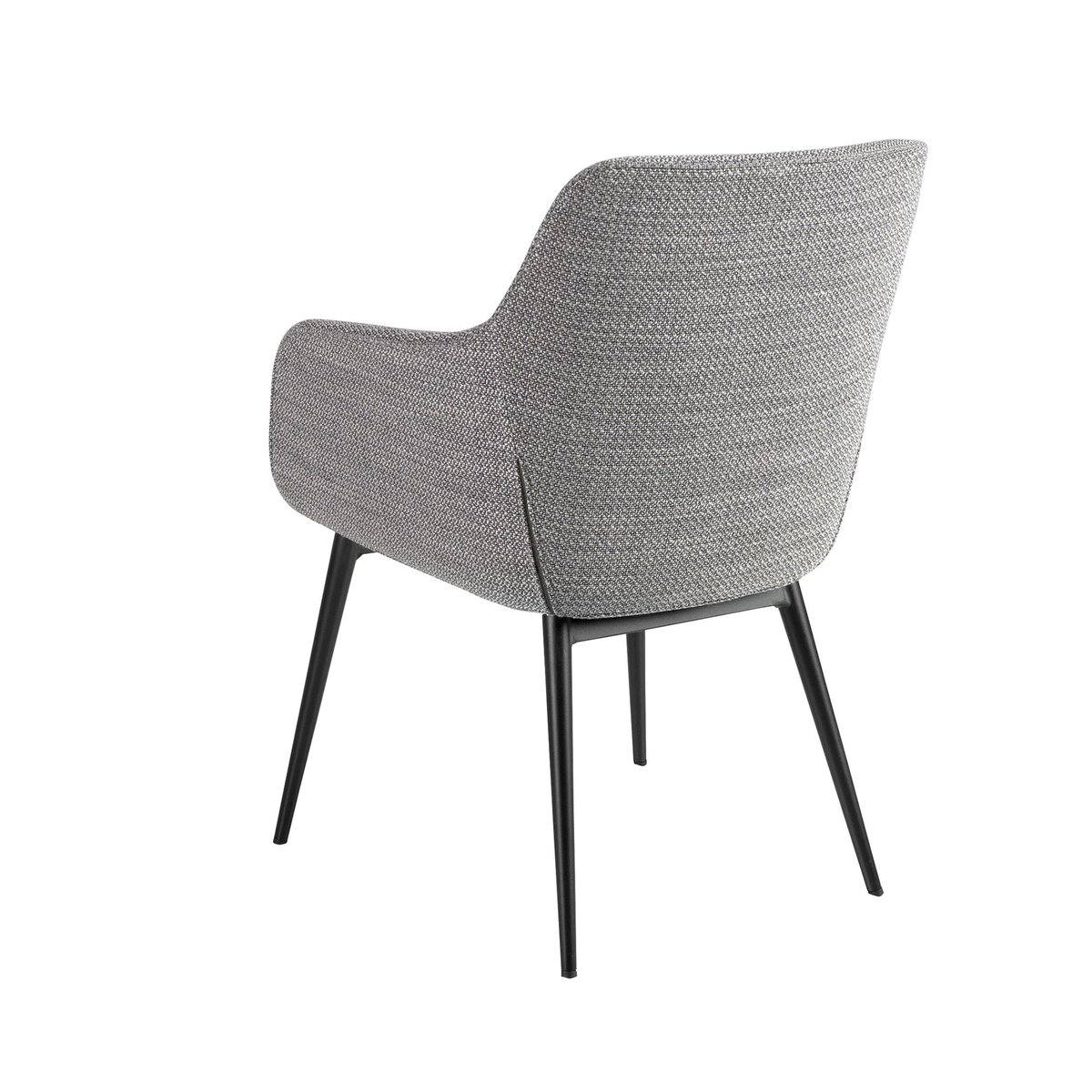 Chaise en tissu gris | noir, ANGEL CERDA
