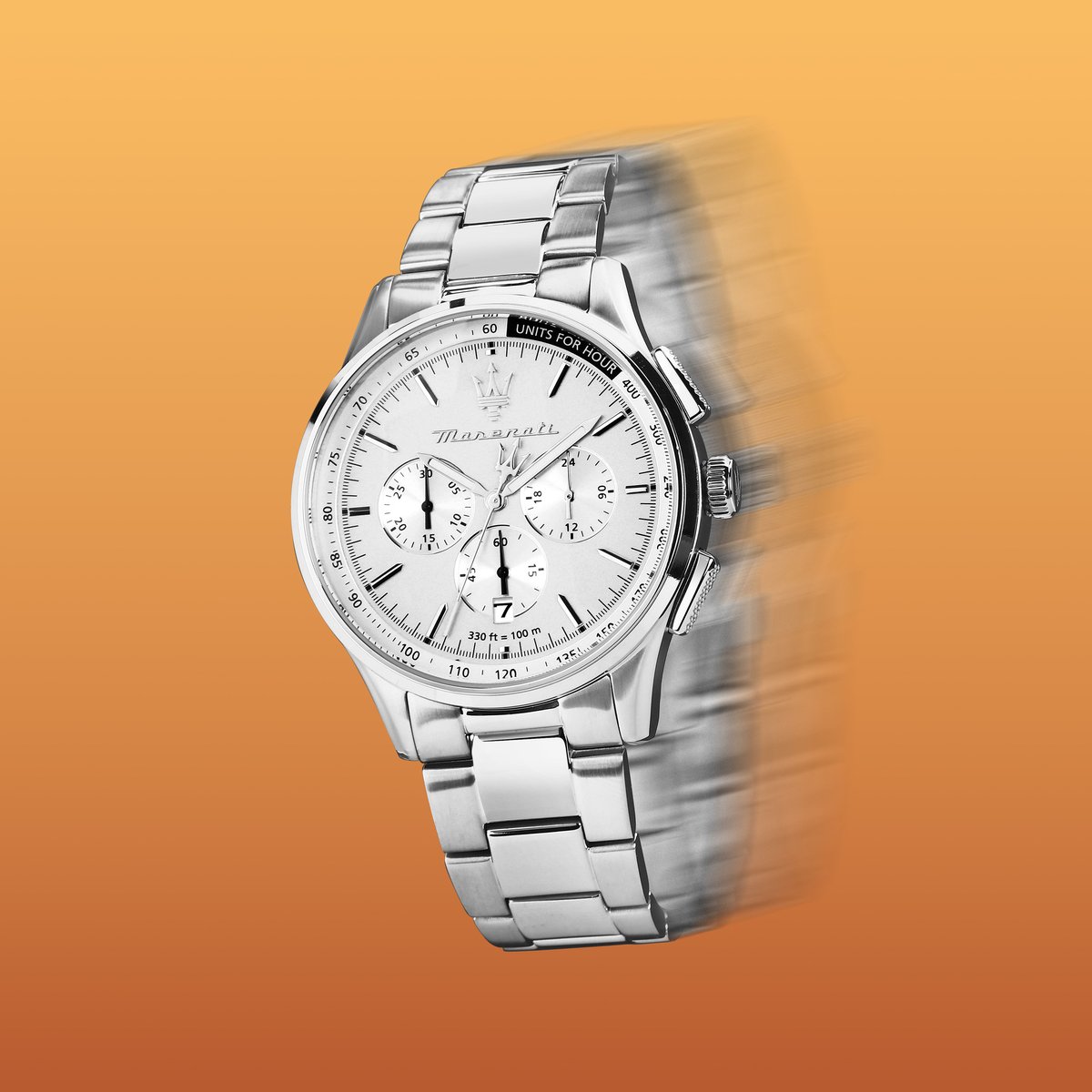 Montre-chronographe SORPASSO gris, mat, MASERATI