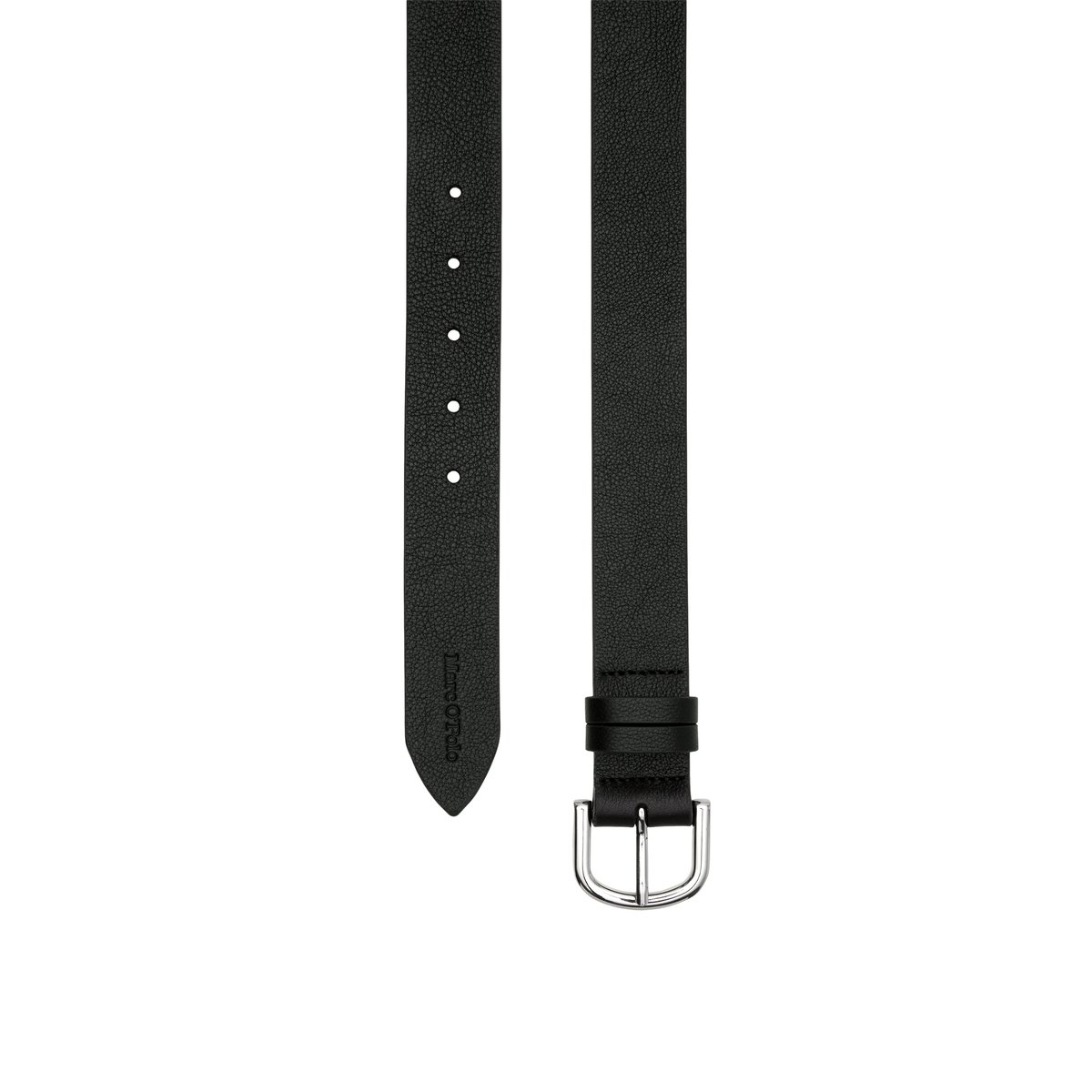 Ceinture en cuir de vache noble noir, MARC O'POLO