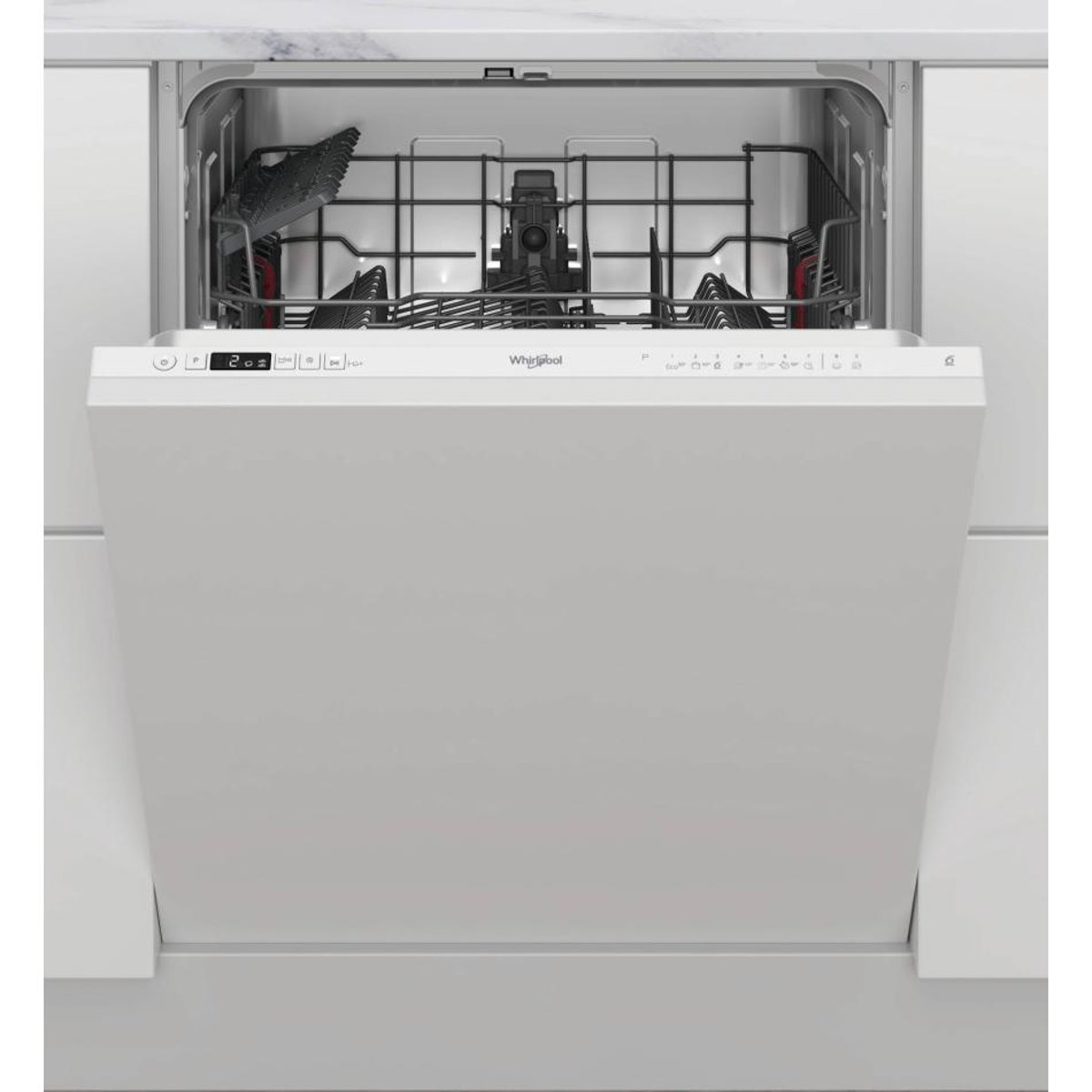 Lave vaisselle tout integrable 60 cm W2IHKD526A sans facade tout intégrable, WHIRLPOOL