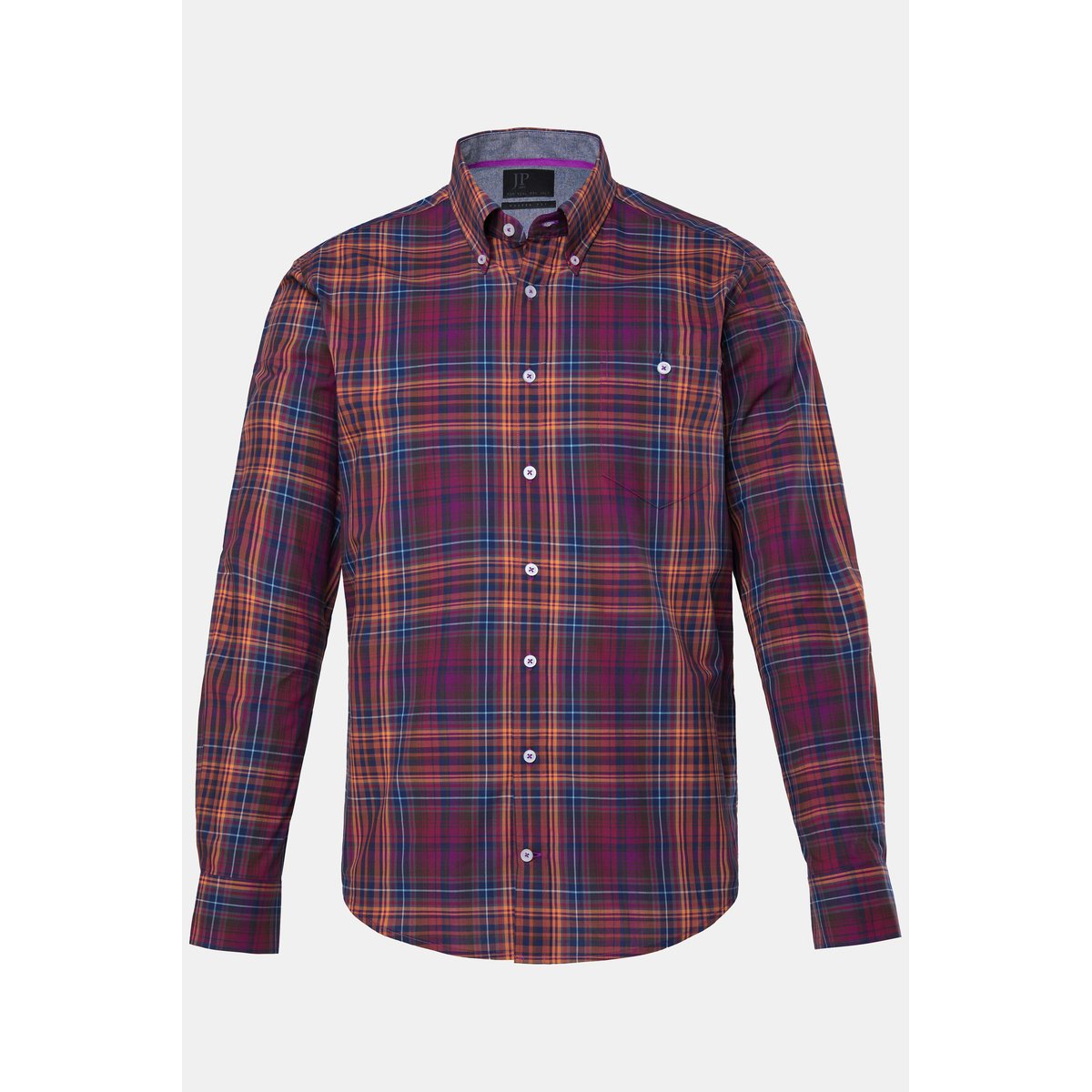 Chemise à carreaux rouge raisin, JP1880