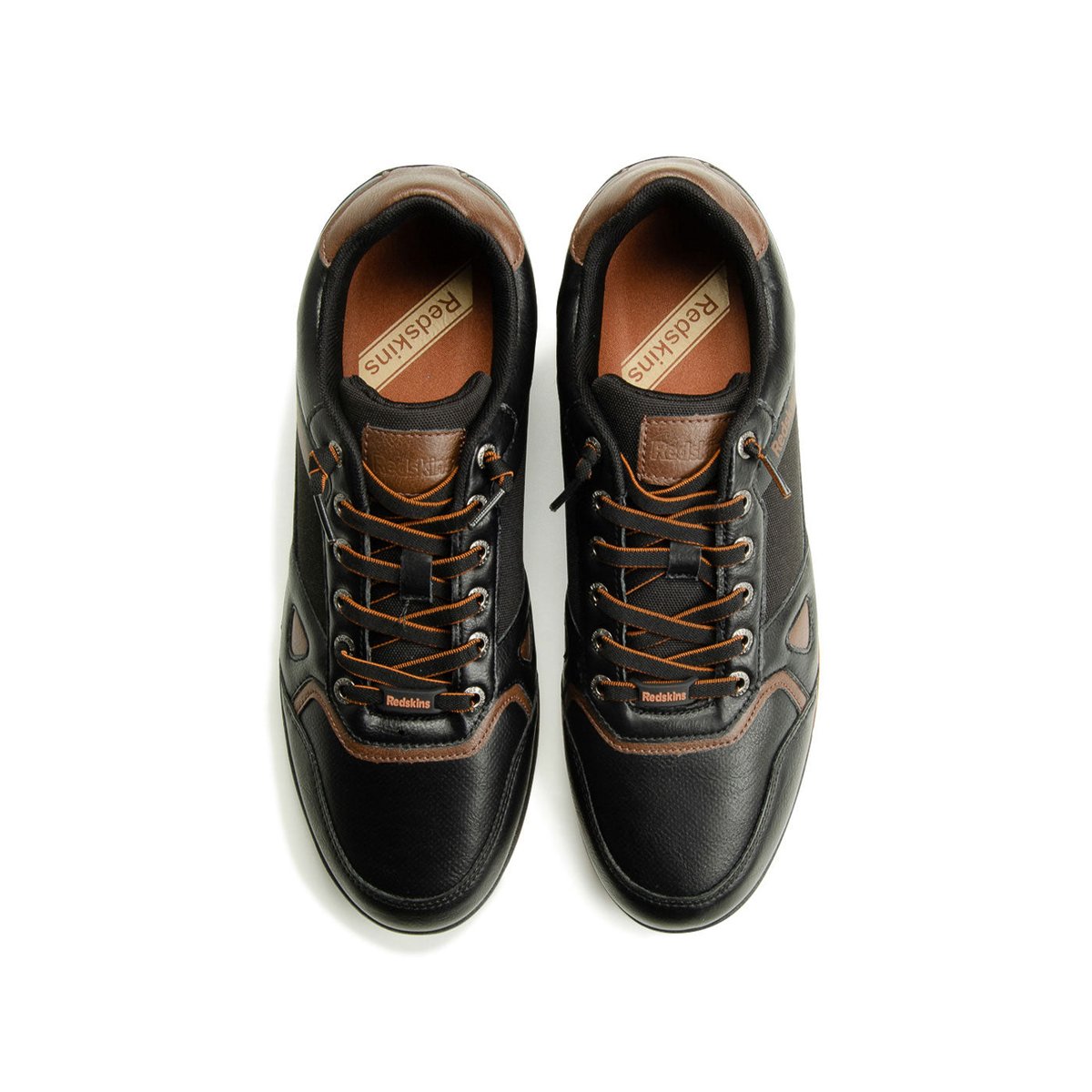 Basket Belfast noir+marron, REDSKINS