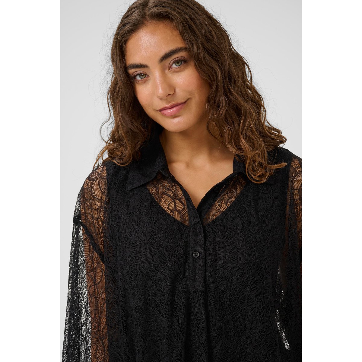 Blouse à manches courtes noir black, CULTURE