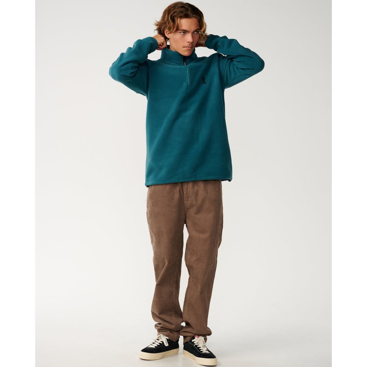 Polaire SEARCH SERIES bleu vert, RIP CURL
