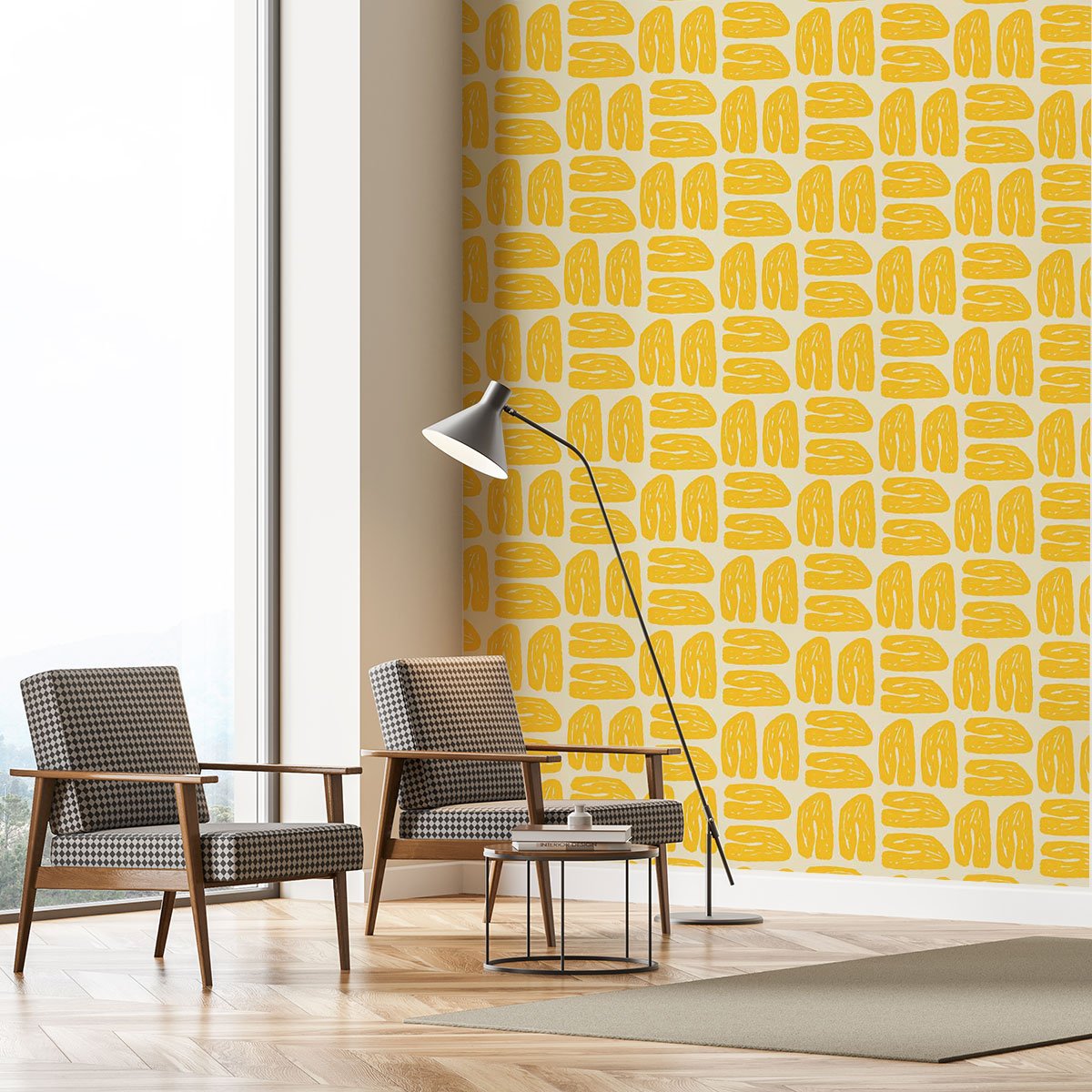 Papier peint arche solaire intissé, HEXOA