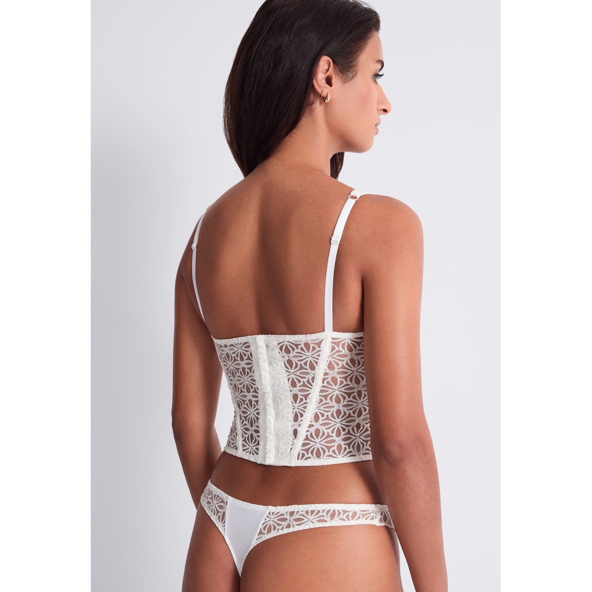Bustier Secret Memories blanc, AUBADE
