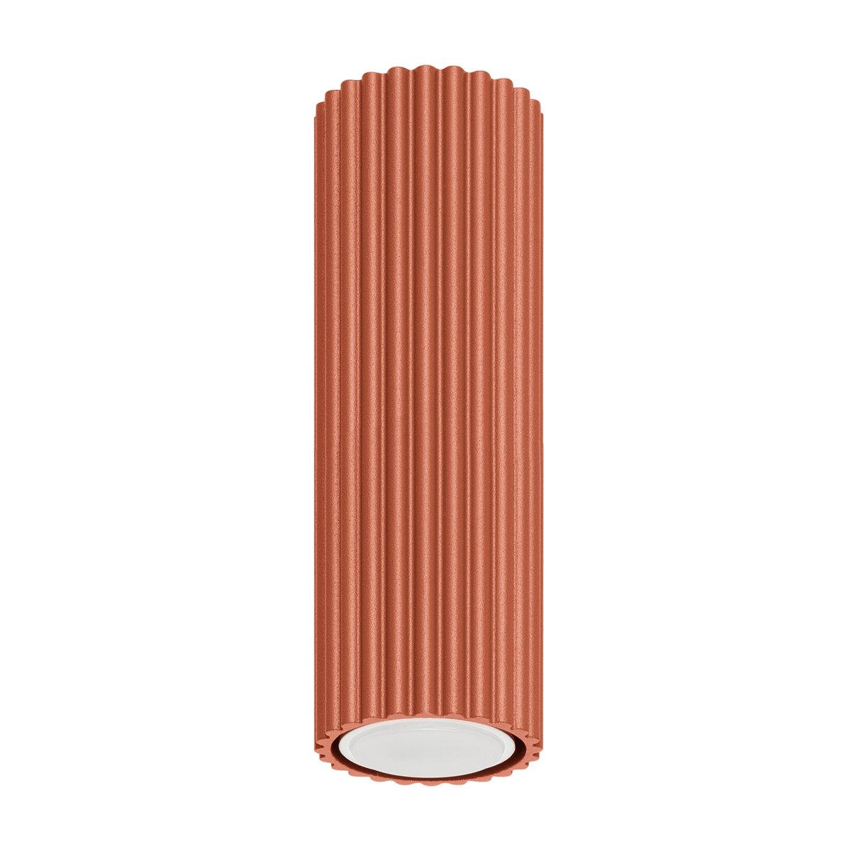Plafonnier Aluminium Ocre Rouge GU10 1 Karbon 20 rouge, EDEN