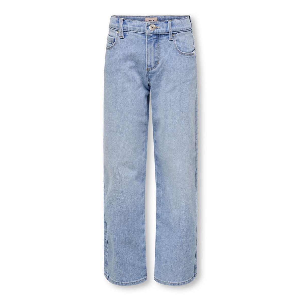 Jean À Jambe Large light blue denim 1, KIDS ONLY