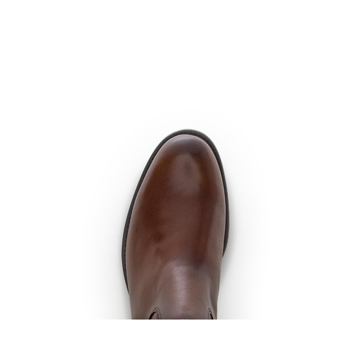 Bottes en cuir à talon décroché marron, GABOR