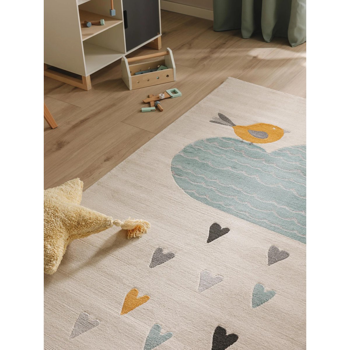 Tapis enfant JUNO beige, BENUTA 