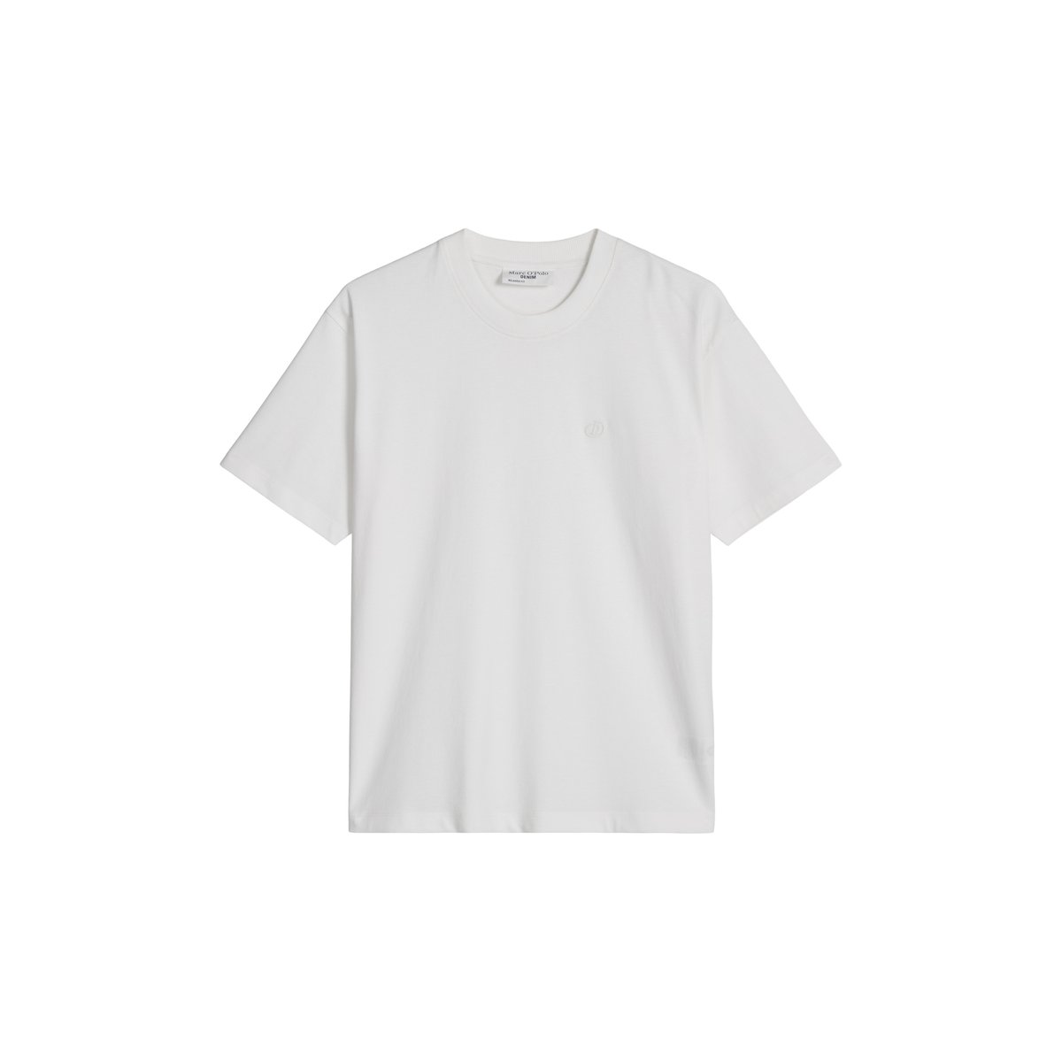 T-shirt ample en jersey de coton bio épais blanc, MARC O’POLO DENIM