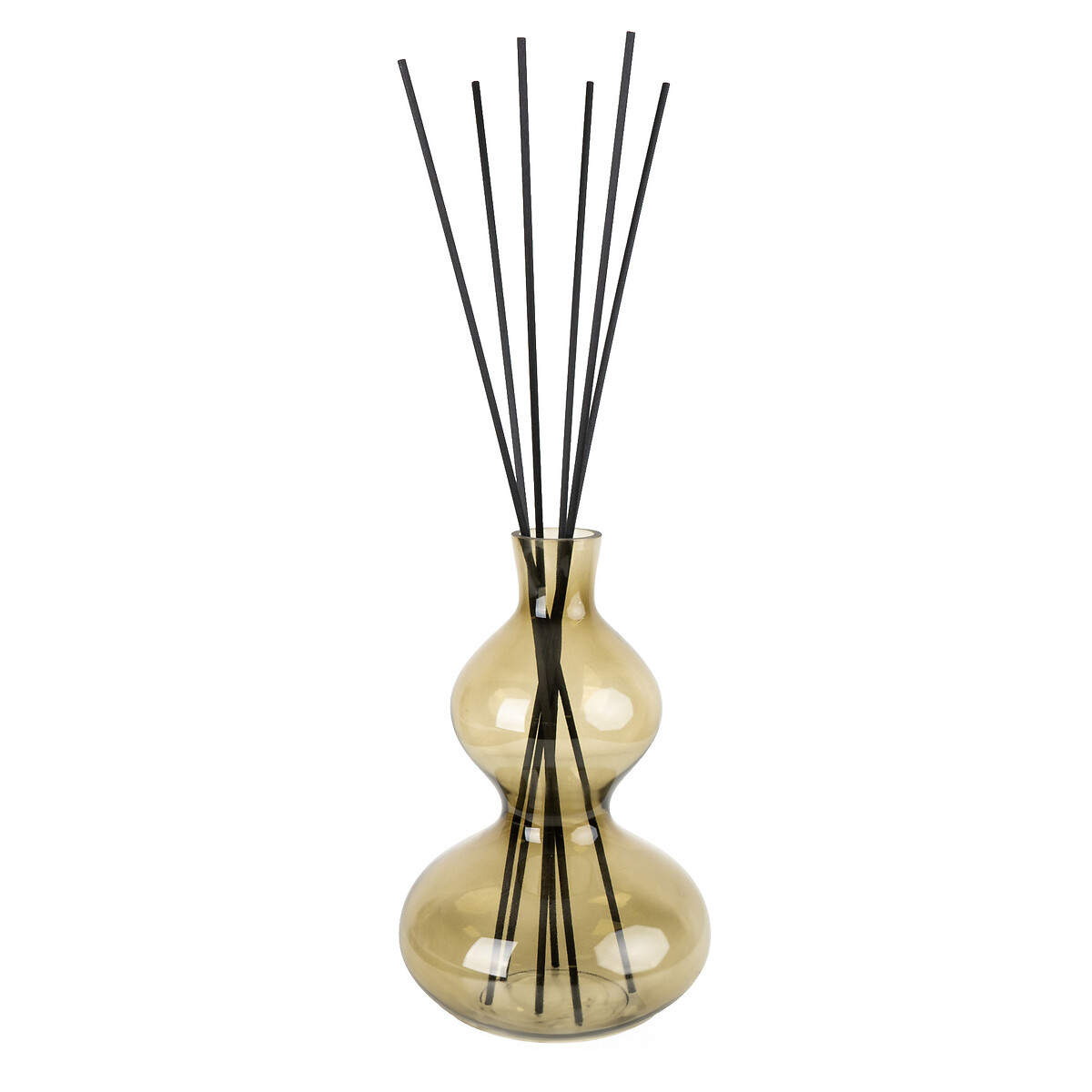 500ml Smoked Glass Bubble Reed Diffuser olive, SO'HOME